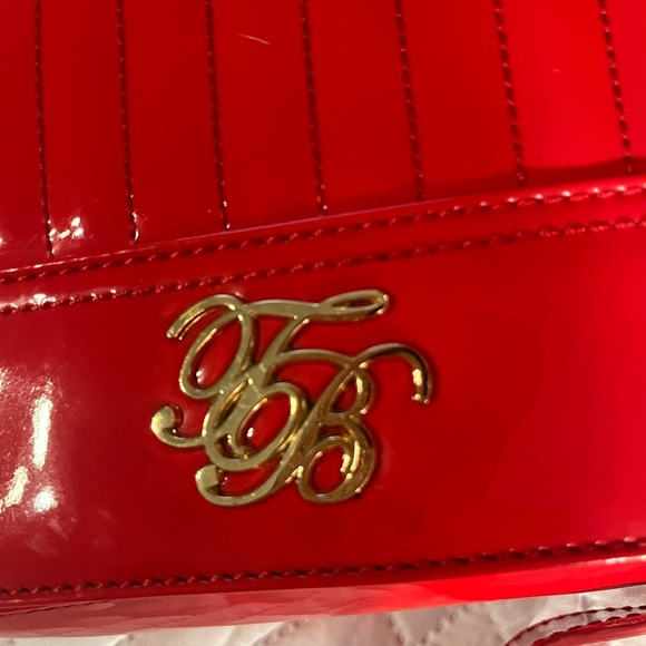 Ted Baker Red Patent Bag - Picture 3 of 14